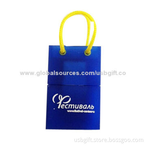 USB Stick Memory, 8GB, Custom Bag Shape, Promotional Gift